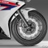 Honda CBR500R pol litra frajdy - Przednie kolo Honda CBR500R
