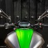 Kawasaki Z1000 2014 Green Power - Widok z siodla Kawasaki Z1000