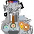 KTM 690 SMC R ABS cywilizowany wariat - przekroj silnika