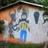 Motocyklem dookola swiata Witajcie w Brazylii - ciekawe graffiti