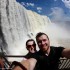 Motocyklem dookola swiata Witajcie w Brazylii - wodospad selfie 2