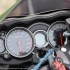 Honda VFR1200F DCT vs Suzuki Hayabusa hiperturystyka - zegary Hayabusa