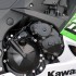 Kawasaki ZX-10R Ninja w bialych rekawiczkach - silnik zx10r kawasaki test a mg 0479