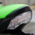 Kawasaki ZX-10R Ninja w bialych rekawiczkach - swiatlo stop zx10r kawasaki test a mg 0482