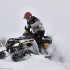 BRP Apache - test gasienic - jazda quadem na gasienicach po sniegu