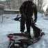 Jazda skuterem zima - zdobywca sniegu Motowell Magnet rs
