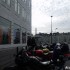 Kanior Trip 2012 podboj Europy na Hondzie CBF600S - zaparkowane motocykle