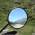 Motocyklowym spacerkiem po Alpach - Lusterka Alpy na motocyklu
