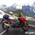 Honda Integra w Alpach turystyka z automatu - Integra parkplatz