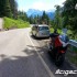 Honda Integra w Alpach turystyka z automatu - postoj w trasie