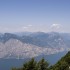 Poskromic Alpy na motocyklu po raz trzeci - widok z Monte Baldo na jezioro Garda
