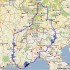 Austria Wlochy i Francja w maju - Mapa trasy