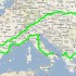 EuroTrip 2011 dwoma motocyklami po Europie - mapka