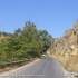 Grecja 2007 - waska droga w gorach