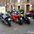 Motocyklem w Alpy w krainie agrafek - parking Ducati