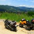 Motocyklem w Alpy w krainie agrafek - widok na gory