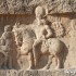 Motocyklem ze Szkocji do Nepalu magiczne Persepolis - rzezby w skale