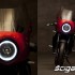 MV Agusta w stylu  cafe racer - przednie swiatlo