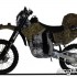 Christini AWD  wojskowy motocykl z napedem na oba kola - z boku