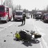 Tragiczny wypadek motocyklisty w Miasteczku Slaskim - motocykl na drodze