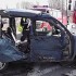 Tragiczny wypadek motocyklisty w Miasteczku Slaskim - wgniecenie w samochodzie