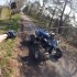 Pulapka na motocyklistow  linka rozwieszona w lesie - linka w lesie