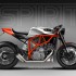 KTM LC8 od Spirit Of The Seventies - cafe racer