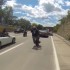 Wheelie zakonczone na radiowozie - Wheelie