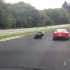 Motocyklista robi przykrosc Ferrari 599GTB na Nurburgring - so sad