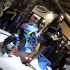 Prototyp MotoGP od Suzuki na targach EICMA - hostessa Suzuki Eicma