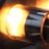 Silnik ze szklanym cylindrem - proces spalania