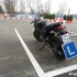 Wypadek na egzaminie na motocykl - Motocykl egzaminacyjny