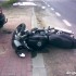 Bezpieczenstwo motocyklistow w Warszawie w liczbach - Modlinsk Wypadek motocyklisty