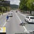 Google Street View uchwycilo wypadek motocyklowy - google street view 5