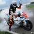 Sikora i Filla Mistrzami Polski w wyscigach motocyklowych - palenie gumy WMMP Slovakiaring