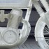 Motocykl wydrukowany drukarka 3D - honda cb wydrukowana silnik