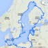 Poczciwa WSKa dookola Morza Baltyckiego  zapowiedz - trasa wyprawy dookola Morza Baltyckiego
