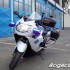 Wypadek policjantow na motocyklach w Warszawie - k1200s policja na motocyklach bmw