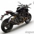 Ducati Monster 1200 R oficjalnie - ducati monster 1200 r studio czarny