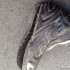Motocyklistka w samotnej wyprawie na Korfu - rozklejona podeszwa