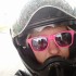 Motocyklistka w samotnej wyprawie na Korfu - selfie