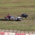Wypadek CBR na Nurburgring problemy z podnoszeniem motocykla - gleba na torze
