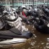 Motocykle pod woda  powodz we Francji - powodz francja motocykle pod woda