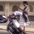 Motocyklista wielozadaniowy  na gumie i przez telefon - Ali wheelie
