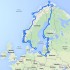 Round The Scandinavia  7 panstw 7000 km  - rts trip mapa