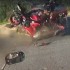 Wymuszenie pierwszenstwa bardzo brutalny wypadek - brutalny wypadek motocyklowy