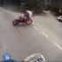 Spektakularna gleba na motocyklu crossowym - crossowka poza kontrola