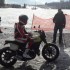 Red Winter  zimowy zlot Ducati w Istebnej - scrambler opony z kolcami