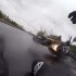 Niegrozny slizg na Honda CB600F Hornet - wypadek Honda Hornet