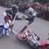 Road rage w wykonaniu torowym - walka na torze motocyklowym